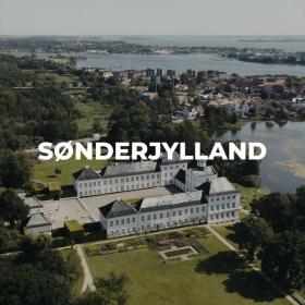 Blik på den gamle kro i Gråsten, Sønderjylland